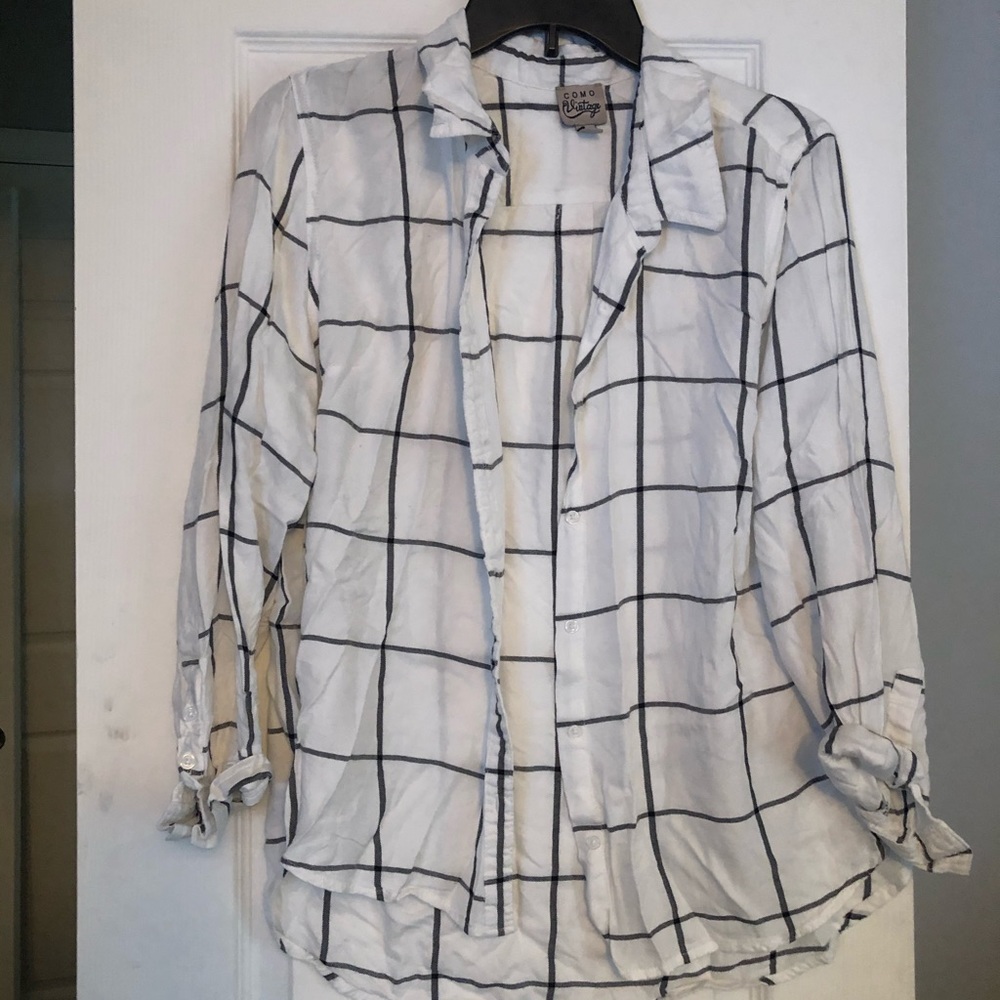 Plaid Button Up
